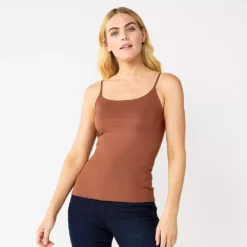 Women's Nine West Sculpt Cami -Deals My Glow Wardrobe Store 5685120 Mocha Frosting