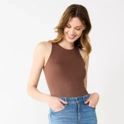 Women's Nine West Sculpt High Neck Bodysuit -Deals My Glow Wardrobe Store 5685898 Amythest Raisin