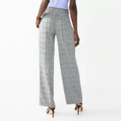 Women's Nine West High-Waisted Wide-Leg Trouser Pants -Deals My Glow Wardrobe Store 5692304 ALT