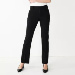 Petite Nine West Magic Waist Barely Bootcut Pants