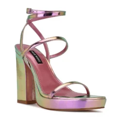 Nine West Benz Women's Dress Sandals -Deals My Glow Wardrobe Store 5696936 Iridescent Purple Mult