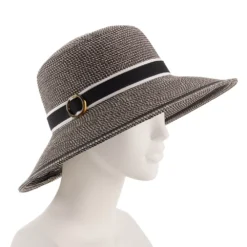 Women's Nine West Animal Band Floppy Hat -Deals My Glow Wardrobe Store 5699438 ALT