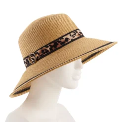Women's Nine West Animal Band Floppy Hat -Deals My Glow Wardrobe Store 5699438 ALT3