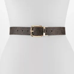 Nine West 9W Logo Women's Reversible Belt