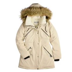 Women's Nine West Hooded Sherpa & Quilted Puffer Coat -Deals My Glow Wardrobe Store 5725589 ALT5