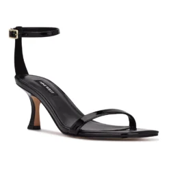 Nine West Ripe Women's Heeled Sandals -Deals My Glow Wardrobe Store 5766975 Black Patent