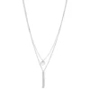Nine West 2 Row Bar Pendant Necklace -Deals My Glow Wardrobe Store 5769609