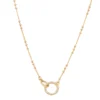 Nine West Interlocking Circle Necklace -Deals My Glow Wardrobe Store 5769612