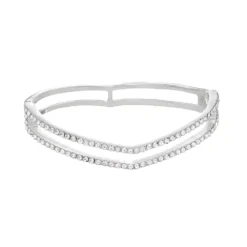 Nine West Pave Chevron Cuff Bracelet