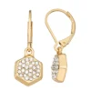 Nine West Hexagon Drop Earrings -Deals My Glow Wardrobe Store 5769782