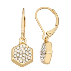 Nine West Hexagon Drop Earrings