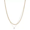 Nine West Multi-Row Initial "A" Pendant Necklace -Deals My Glow Wardrobe Store 5771502