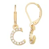 Nine West Initial "C" Drop Earrings -Deals My Glow Wardrobe Store 5771511