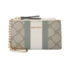 Nine West Astoria Zip Pouch Key Chain -Deals My Glow Wardrobe Store 5780353 Beige Logo Aloe