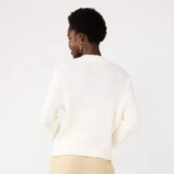 Women's Nine West Twist-Front Cutout Sweater -Deals My Glow Wardrobe Store 5781498 ALT