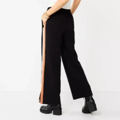 Women's Nine West Side-Stripe Wide-Leg Pants -Deals My Glow Wardrobe Store 5787700 ALT