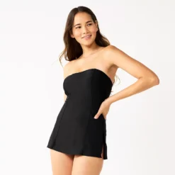 Women's Nine West Bandeau Swimdress