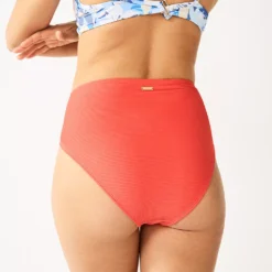 Women's Nine West High-Waisted Solid Swim Bottom -Deals My Glow Wardrobe Store 5807664 ALT
