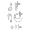 Nine West Crystal Trio Earrings -Deals My Glow Wardrobe Store 5808038