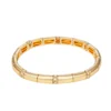 Nine West Gold Tone Pave Stretch Bracelet -Deals My Glow Wardrobe Store 5808118