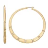 Nine West Gold Tone Large Click-It Hoop Earrings -Deals My Glow Wardrobe Store 5808125