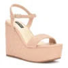 Nine West Nila Women's Platform Wedge Sandals -Deals My Glow Wardrobe Store 5819385