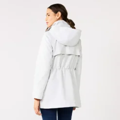 Women's Nine West Mac Hooded Raincoat 10 Women's Nine West Mac Hooded Raincoat -Deals My Glow Wardrobe Store 5853415 ALT