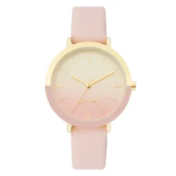 Nine West Women's Two Tone Degrade Dial Watch -Deals My Glow Wardrobe Store 5857466 Pink Ombre