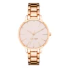 Nine West Women's Gold-Tone Bracelet Watch with Crystal Accents