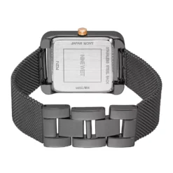 Nine West Women's Two Tone Rectangle Dial Dress Watch -Deals My Glow Wardrobe Store 5857479 ALT