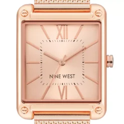 Nine West Women's Gold-Tone Rectangle Dial Dress Watch 12 Nine West Women's Gold-Tone Rectangle Dial Dress Watch -Deals My Glow Wardrobe Store 5857483 ALT2