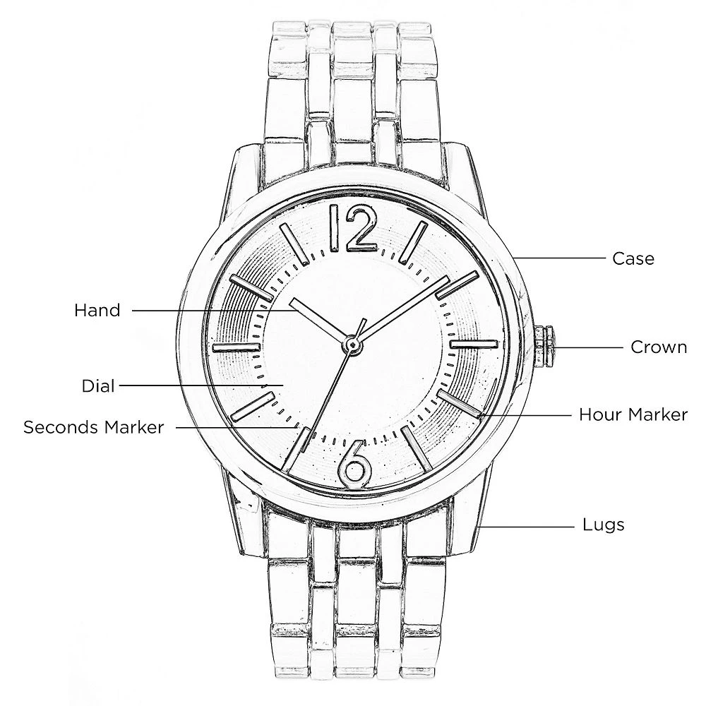 Nine West Women's Gold-Tone Rectangle Dial Dress Watch 8 Nine West Women's Gold-Tone Rectangle Dial Dress Watch - Image 6