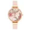 Nine West Women's Flower Dial Strap Watch 1 Nine West Women's Flower Dial Strap Watch -Deals My Glow Wardrobe Store 5857486 Pink