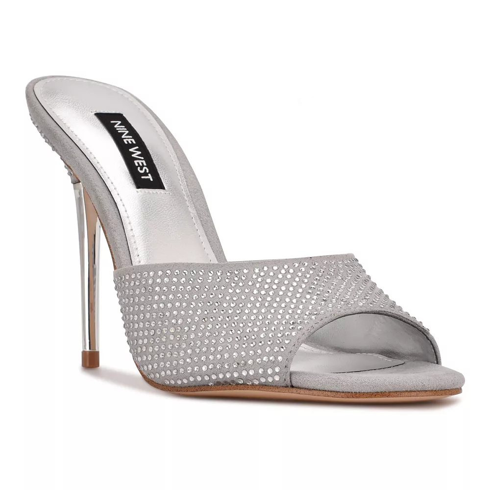 Nine West Divas Women's Rhinestone Dress Sandals 3 Nine West Divas Women's Rhinestone Dress Sandals