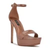 Nine West Goou Women's Platform Dress Sandals -Deals My Glow Wardrobe Store 5883459 Medium Natural Patent