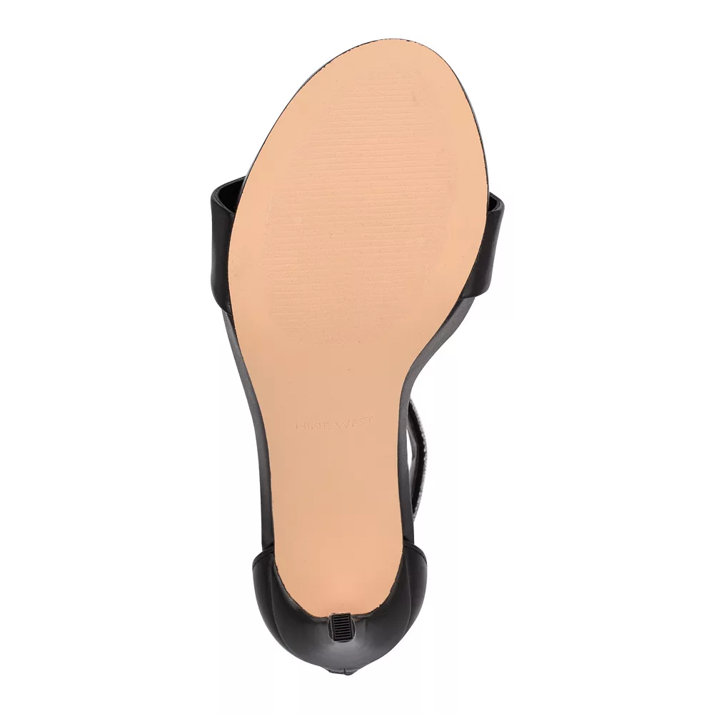 Nine West Utell Women's Rhinestone High Heel Dress Sandals 8 Nine West Utell Women's Rhinestone High Heel Dress Sandals - Image 6