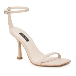 Nine West Yess Women's Leather Heeled Sandals -Deals My Glow Wardrobe Store 5883723 Ivory Leather