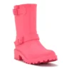 Nine West Rides Women's Rain Boots -Deals My Glow Wardrobe Store 5903952 Neon Pink