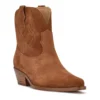 Nine West Texen Women's Suede Western Boots -Deals My Glow Wardrobe Store 5903954 Brwn Suede