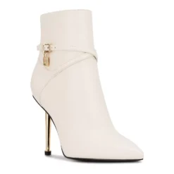 Nine West Tarin Women's Heeled Ankle Boots -Deals My Glow Wardrobe Store 5904087 White