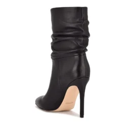 Nine West Jenn Women's Leather Ankle Boots -Deals My Glow Wardrobe Store 5904536 ALT4