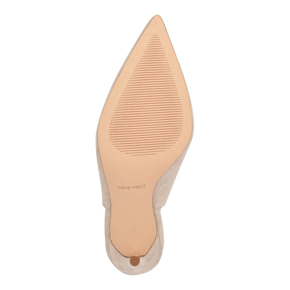 Nine West Feather Women's Suede Sling Back Pumps 5 Nine West Feather Women's Suede Sling Back Pumps - Image 3