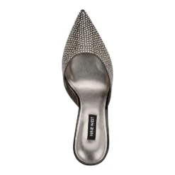 Nine West Hott Women's Heeled Rhinestone Mules -Deals My Glow Wardrobe Store 5911130 ALT3