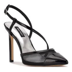 Nine West Timie Women's Strappy Dress Pumps -Deals My Glow Wardrobe Store 5911132 Black Patent Multi