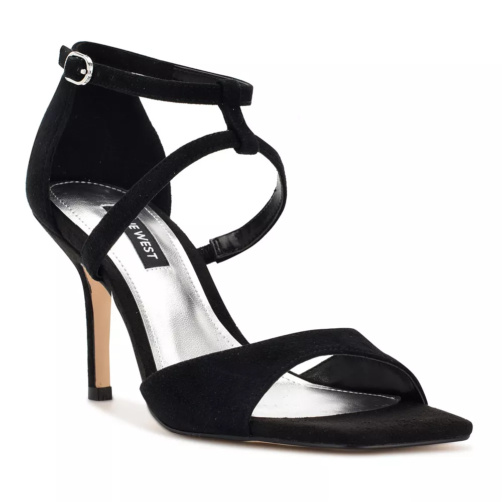 Nine West Sighs Women's Suede Dress Sandals 4 Nine West Sighs Women's Suede Dress Sandals - Image 2