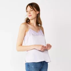 Women's Nine West Lace Trim Cami