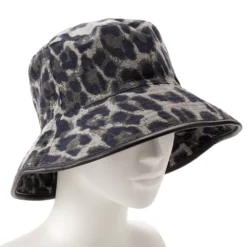 Women's Nine West Animal Print Corduroy Bucket Hat -Deals My Glow Wardrobe Store 5921333 ALT