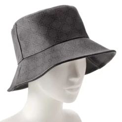 Women's Nine West Vegan Leather Lattice Pattern Bucket Hat -Deals My Glow Wardrobe Store 5921334 ALT