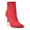Nine West Bolana Women's Suede Heeled Ankle Boots -Deals My Glow Wardrobe Store 5955023