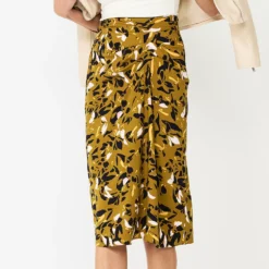 Women's Nine West Side Ruched Midi Skirt -Deals My Glow Wardrobe Store 5975590 Petal Bunches